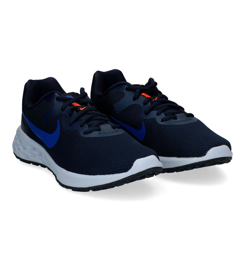 Nike Revolution 6 Blauwe Sneakers in stof (299363)