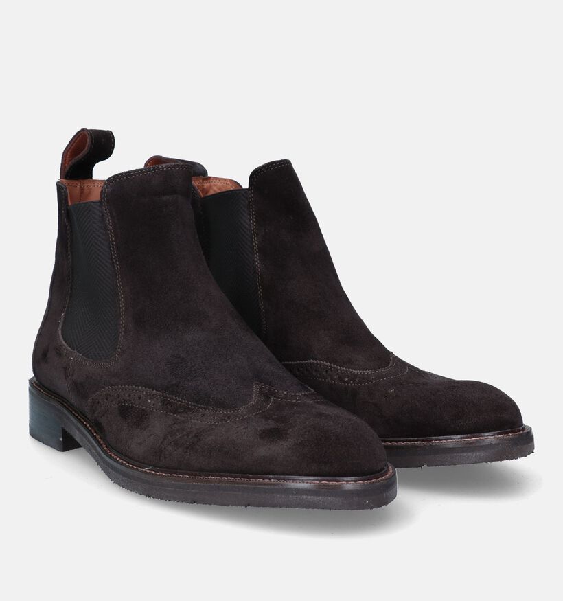 Ambiorix Frascati Bruine Chelsea Boots voor heren (331370) - geschikt voor steunzolen