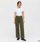 Vero Moda Tulle Donkergroene Wide Leg Jeans voor dames (377568)