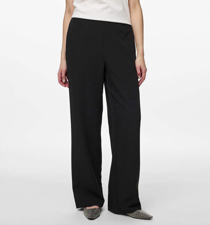 Pieces Bozzy Pantalon large en Noir L32 pour femmes (344988)