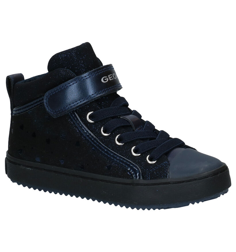 Geox Chaussures hautes en Bleu foncé en simili cuir (278291)