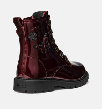 Geox Boots Zwart/Bordeaux