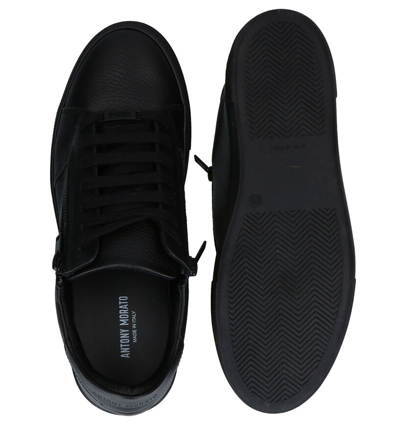 Antony Morato Zwarte Sneakers in leer (282681)