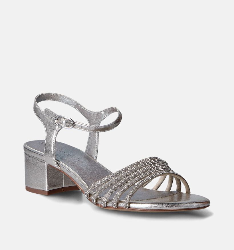 Tamaris Sandales avec talon carré en Or rose pour femmes (354334)