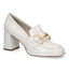Signatur ecru Pumps in lak (325216)