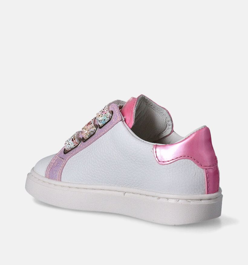 Beberlis Baskets basses en Blanc pour filles (355484) - pour semelles orthopédiques