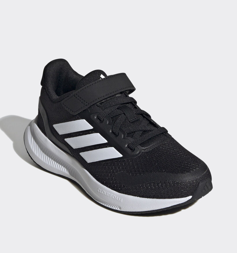 adidas Runfalcon 5 Zwarte Sneakers voor jongens, meisjes (357029) - geschikt voor steunzolen