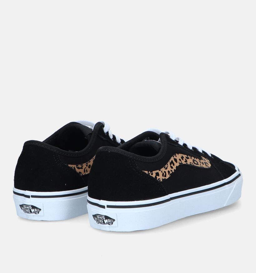 Vans Filmore Decon Baskets de skate en Noir pour femmes (328042)