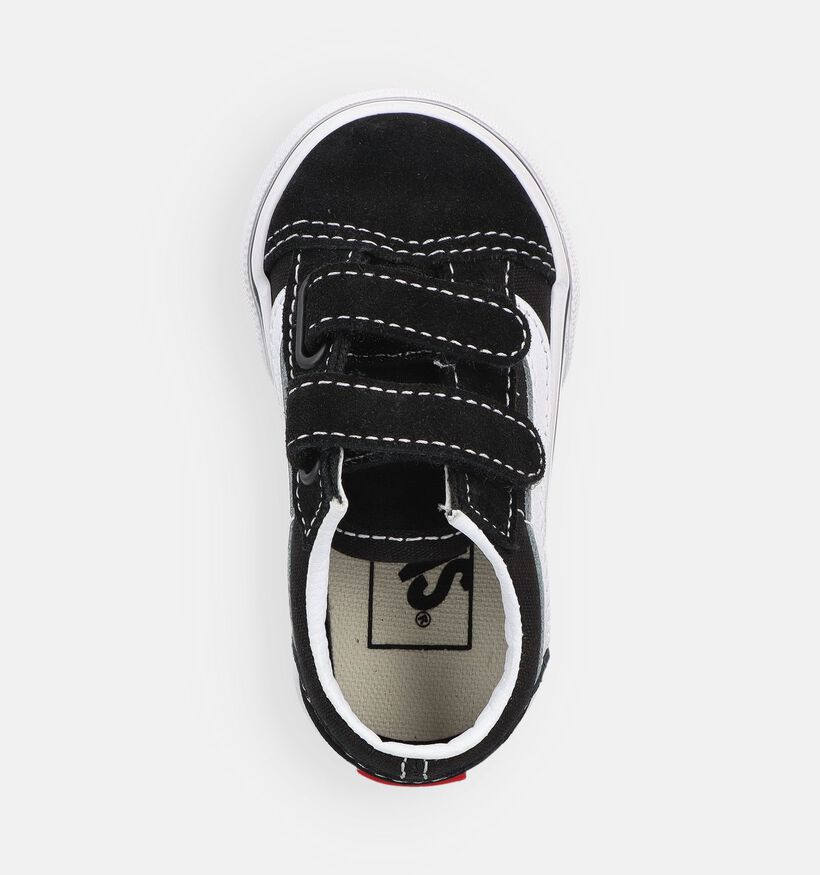 Vans Old Skool Baskets en Noir pour filles, gar&ccedil;ons (368985)