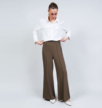 comma Pantalons Vert