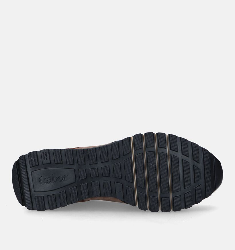 Gabor OptiFit Zwarte Sneakers voor dames (331141) - geschikt voor steunzolen