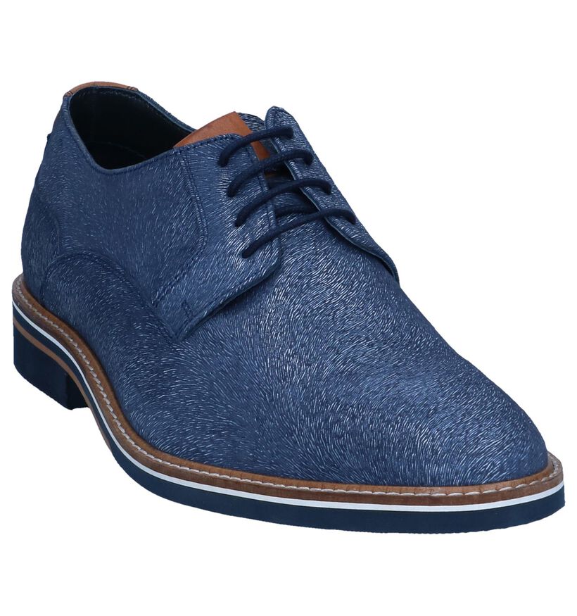 Chaos Chaussures habillées en Bleu foncé en nubuck (239270)