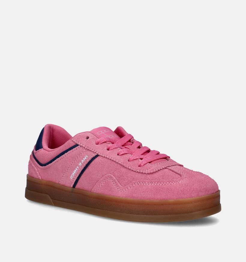 Tommy Hilfiger The Greenwich Suede Blauwe Sneakers voor dames (349707) - geschikt voor steunzolen