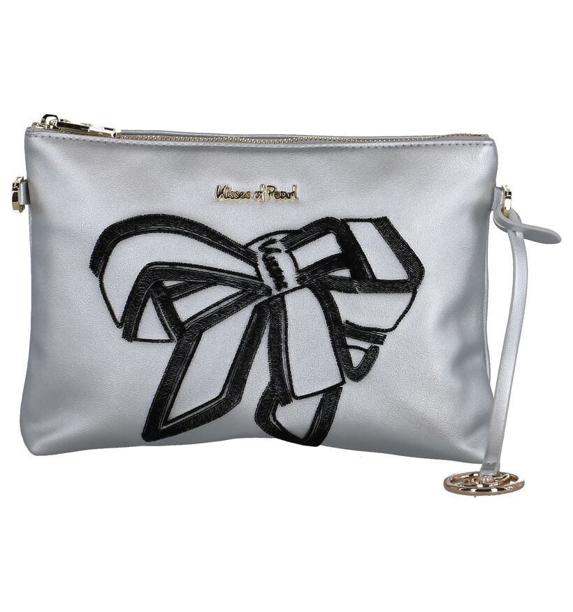 Zilveren Crossbody Tas Kisses of Pearl Demi in kunstleer (248252)