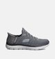 Skechers Summits Key Pace Grijze Slip-ins voor heren (353217)