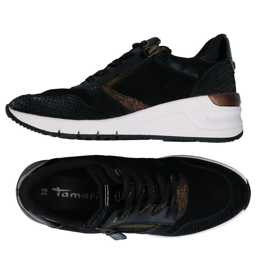 Tamaris Baskets casual en Taupe en nubuck (293961)