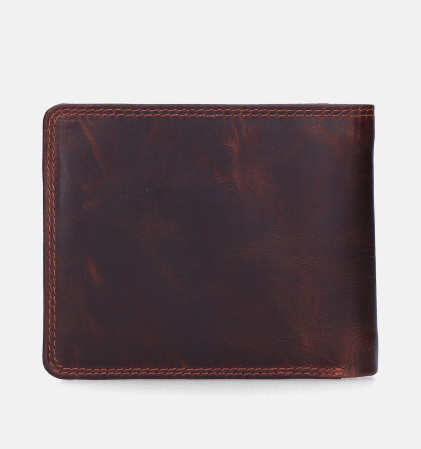 Maverick Bruine Portefeuille voor heren (358810)