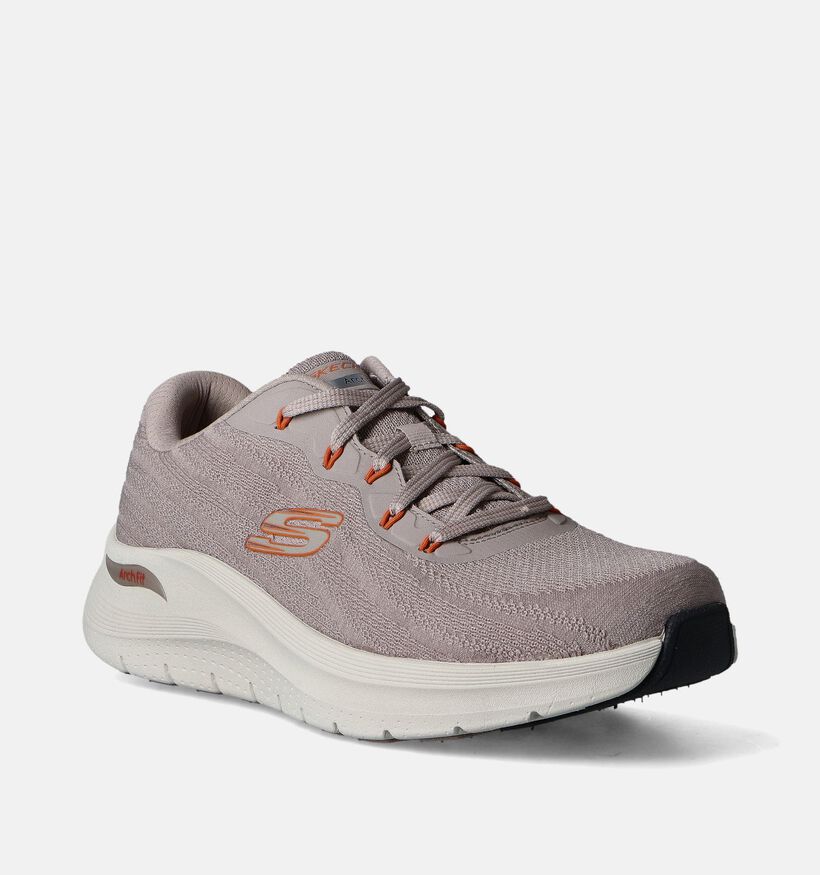 Skechers Arch Fit 2.0 Taupe Sneakers voor heren (353225) - geschikt voor steunzolen