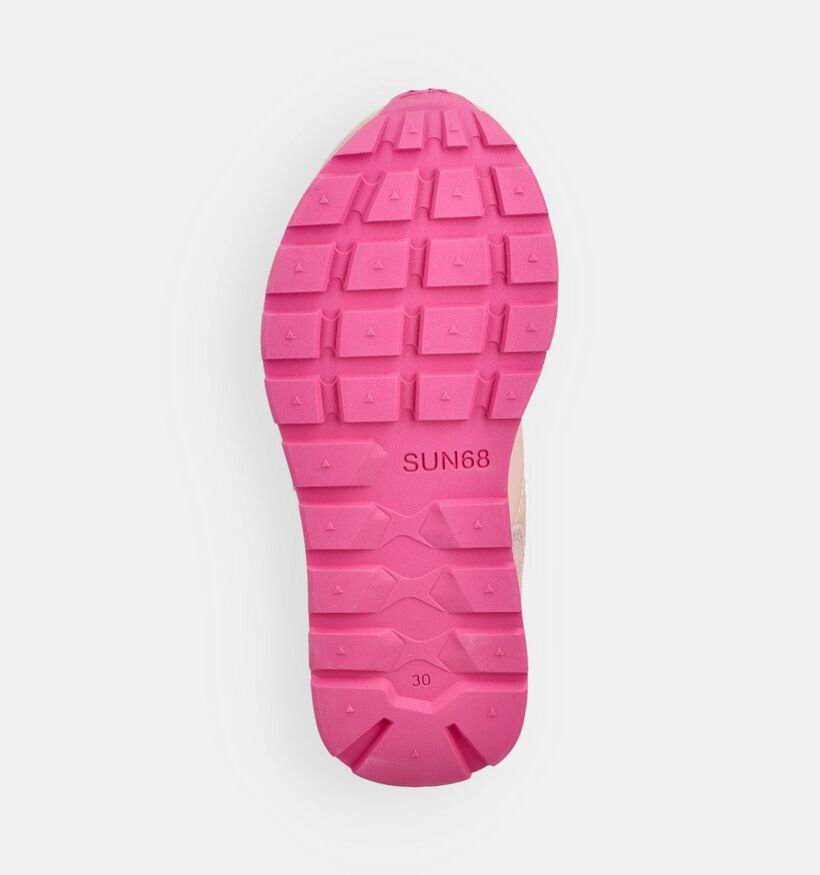 Sun68 Ally Roze Lage Sneakers voor meisjes (369057) - geschikt voor steunzolen