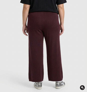 ONLY Carmakoma Pantalons Bordeaux