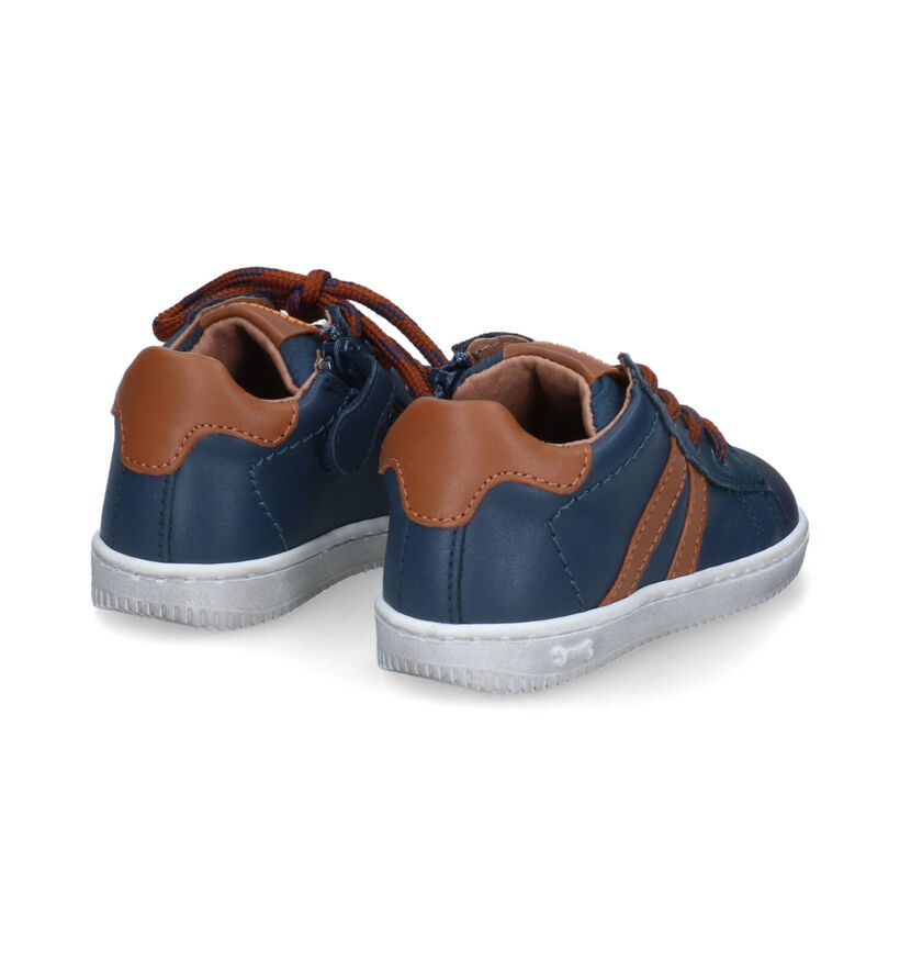 STONES and BONES Nepo Bottines en Cognac pour garçons (303477) - pour semelles orthopédiques