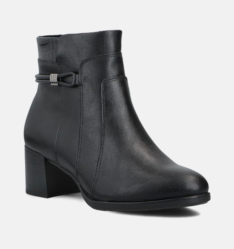 Jana Bottines à talons en Noir pour femmes (362901) - pour semelles orthopédiques