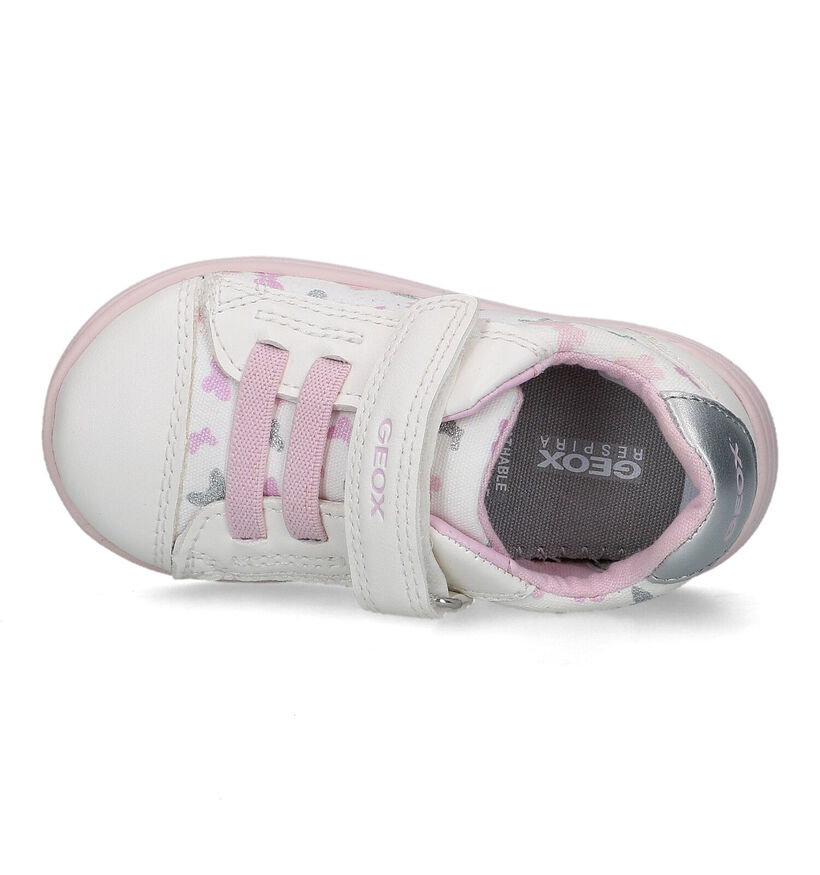 Geox Djrock Witte Sneakers voor meisjes (320661)