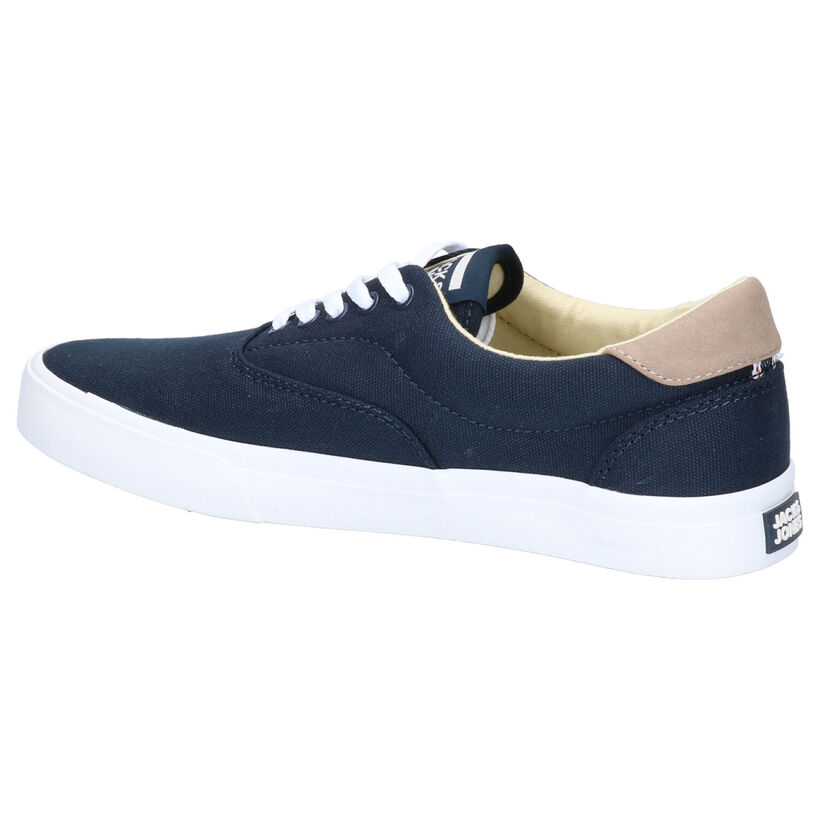 Jack & Jones Mork Canvas Witte Veterschoenen in stof (269163)