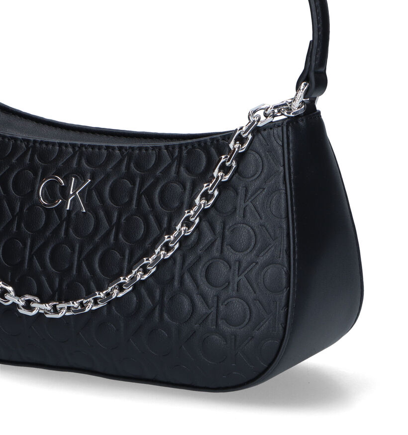 Calvin Klein Re-Lock Sac à bandoulière noir pour femmes (326159)