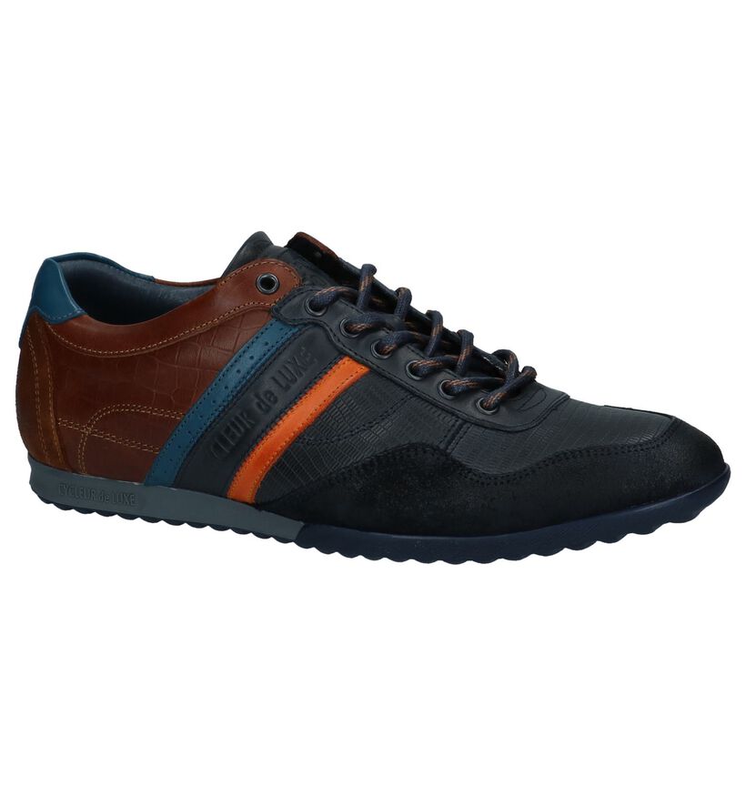 Cycleur de Lux Crash Chaussures à Lacets en Cognac en cuir (272397)