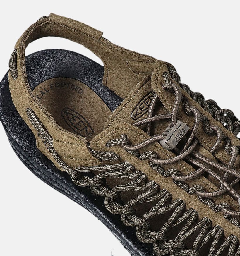 Keen Uneek M Sandales en Vert pour hommes (356365)