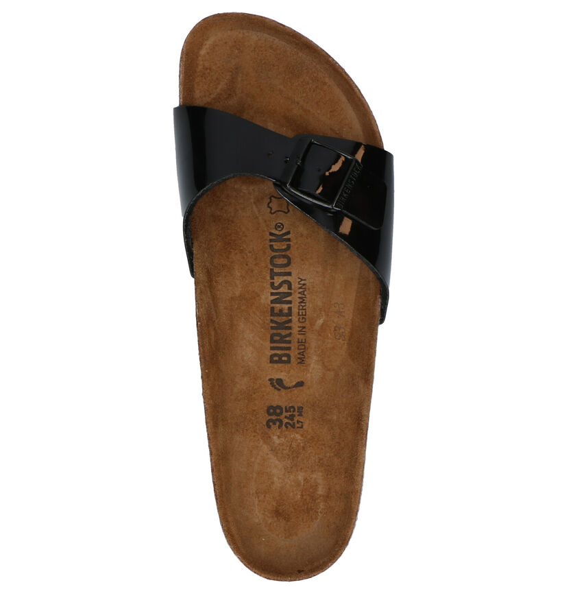 Birkenstock Madrid Rode Slippers in kunstleer (322644)