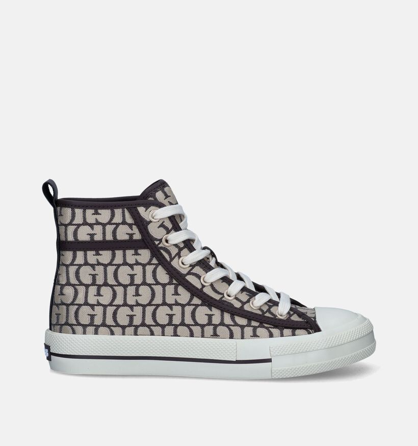 Guess Baskets hautes en Brun pour femmes (350423) - pour semelles orthopédiques
