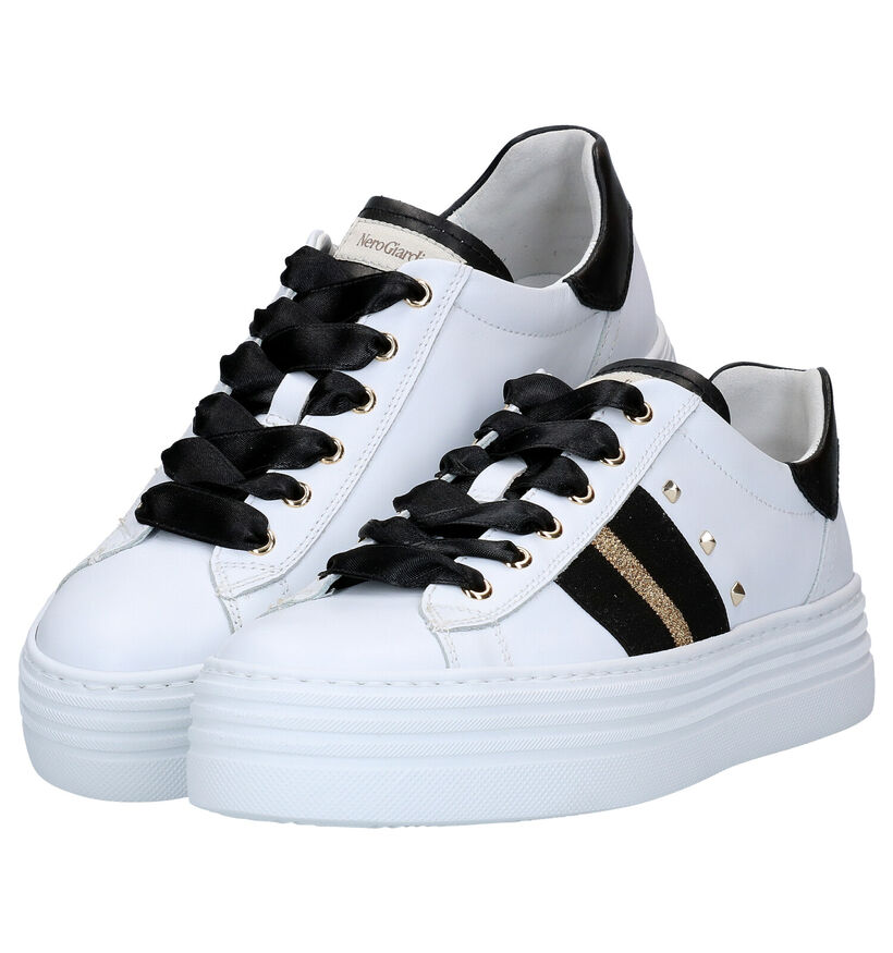 NeroGiardini Witte Sneakers in leer (278987)