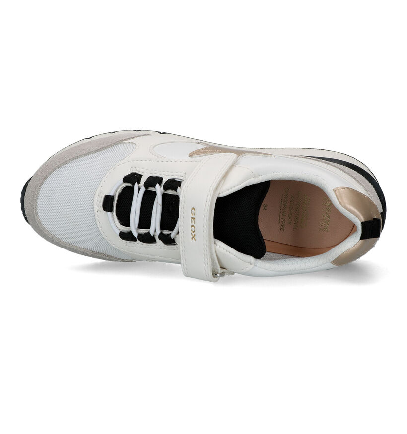 Geox Fastics Witte Sneakers voor meisjes (326633) - geschikt voor steunzolen