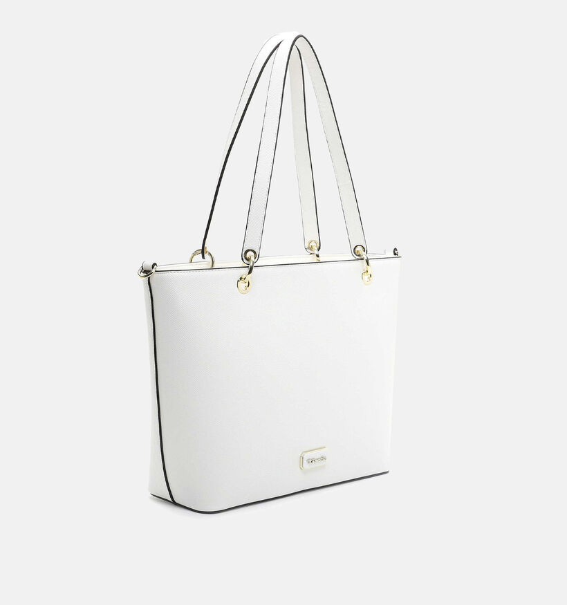 Tamaris Anja Witte Shopper tas met rits voor dames (338724)