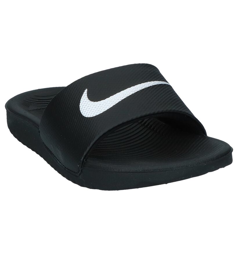 Nike Claquettes de piscine en Noir en synthétique (238301)