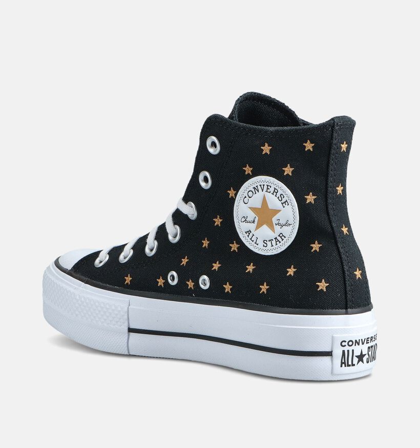 Converse Chuck Taylor All Star Baskets montantes en Noir pour femmes (368480) - pour semelles orthop&eacute;diques