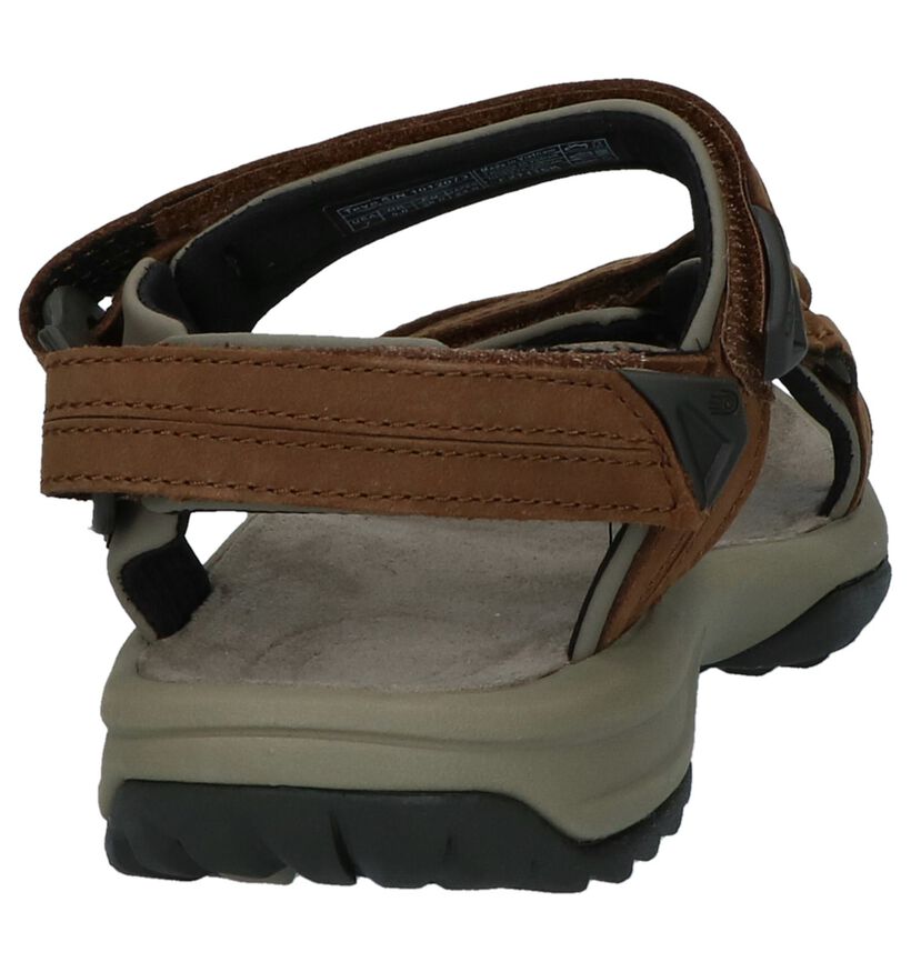 Bruine Sandalen Teva Terra Fi Lite Leather in leer (212639)