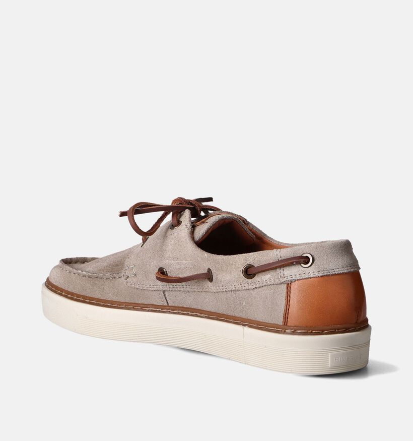 River Woods Arthur Chaussures bateau en Beige pour hommes (356881) - pour semelles orthopédiques