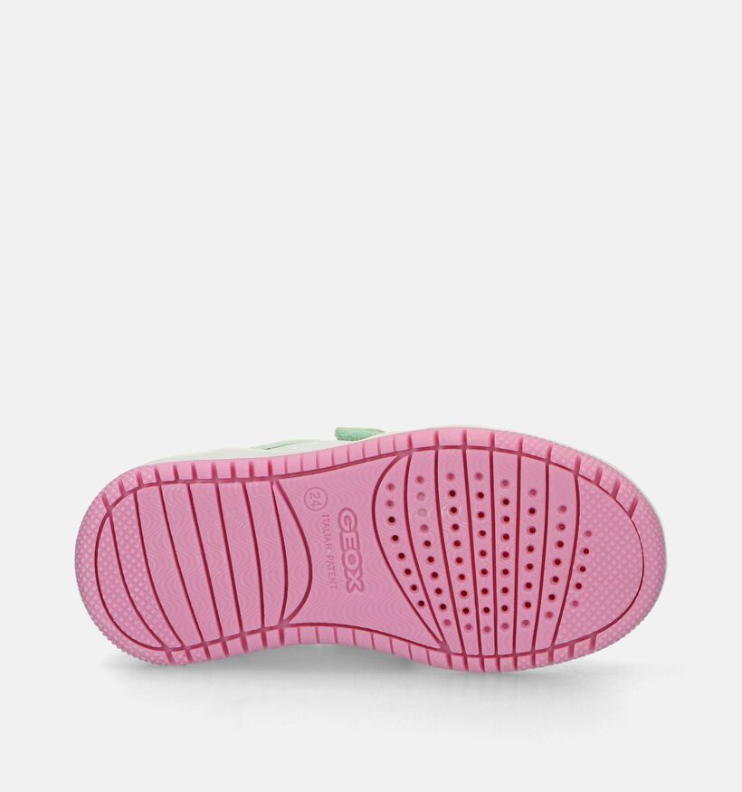 Geox Washiba Witte Sneakers Pastel voor meisjes (351935)