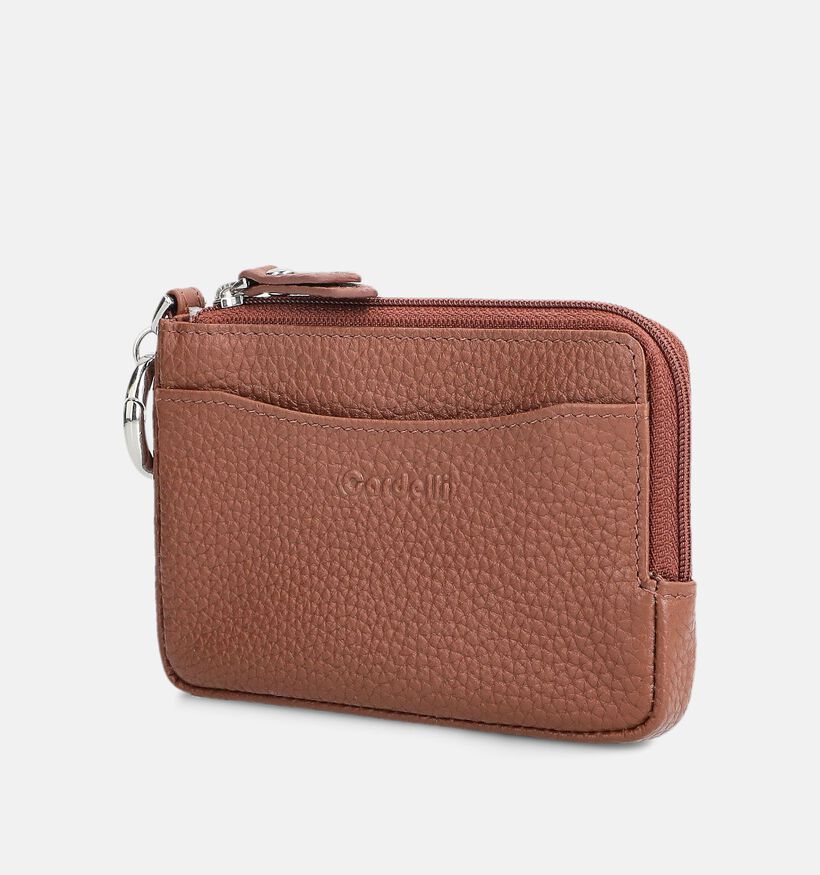 Euro-Leather Cognac Ritsportemonnee voor dames (381383)