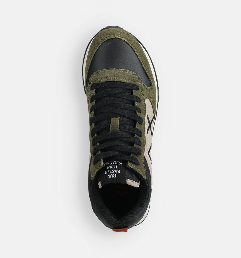 Sun68 Tom 2.0 Solid Kaki Sneakers voor heren (361802) - geschikt voor steunzolen