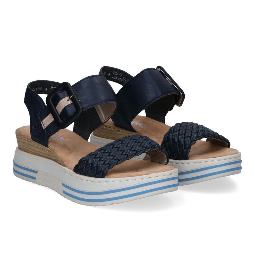 Rieker Blauwe Sandalen voor dames (307149)