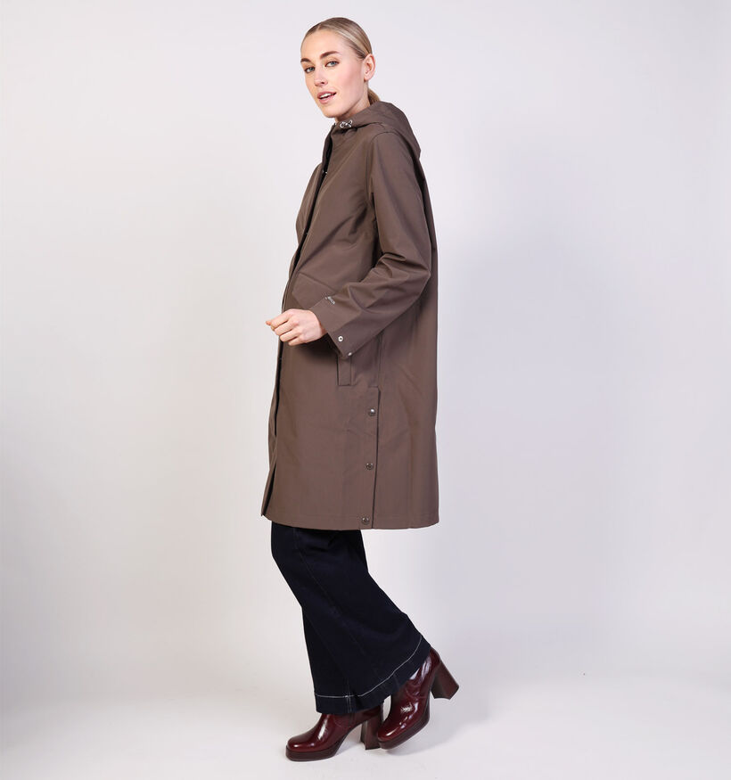 Ilse Jacobsen Daybreak 03 Imperméable Softshell en Marron Ilse Jacobsen Daybreak 03 Imperméable Softshell en Marron pour femmes (365621)