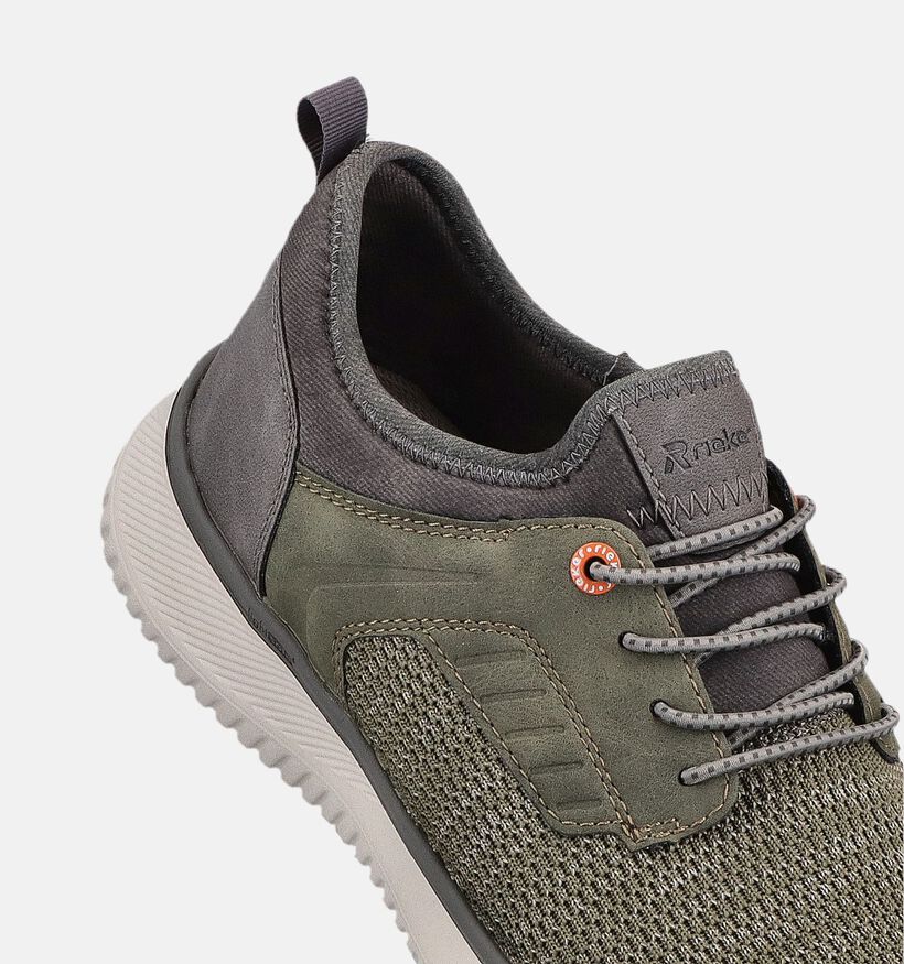 Rieker Comfort Kaki Mocassins voor heren (367565) - geschikt voor steunzolen