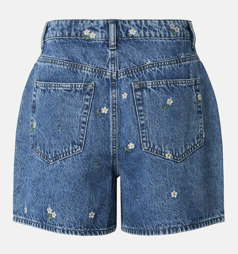 Pieces Sky Short en jeans en Bleu pour femmes (357389)