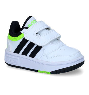 adidas Hoops Low Chaussons bébé Cloud White/ Core Black/ Green/Cloud White/ Core Black/ Bright Red