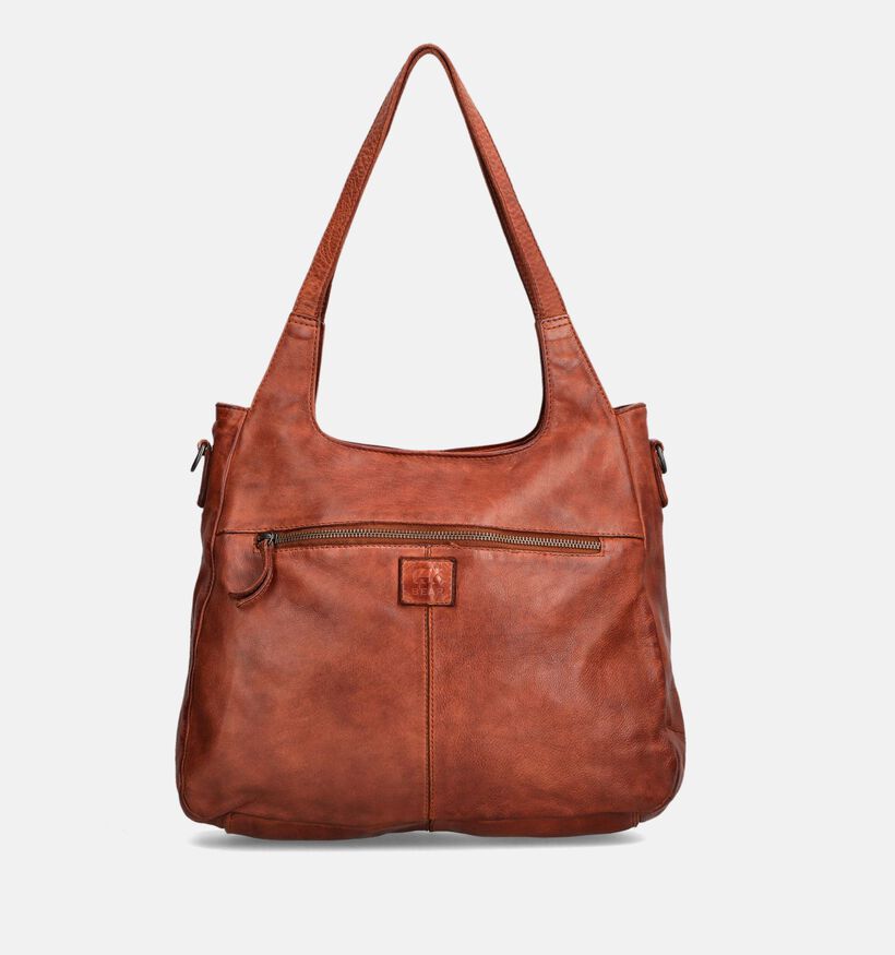 Bear Design Sac &agrave; bandouli&egrave;re en Cognac pour femmes (375803)