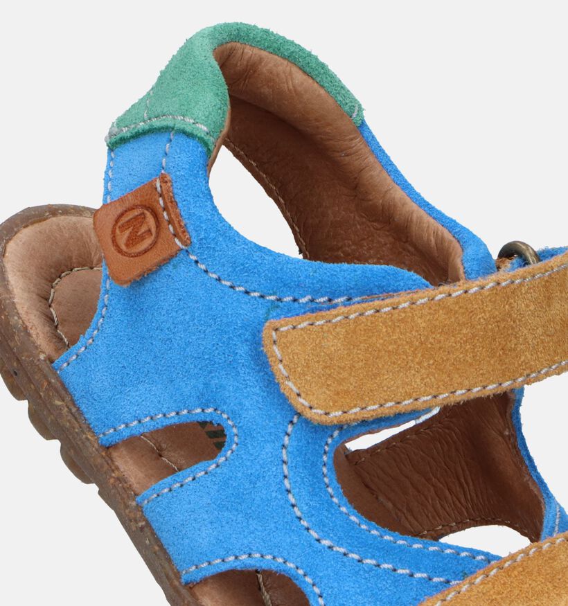 Naturino Sky Suede Blauwe Sandalen voor jongens (339273)